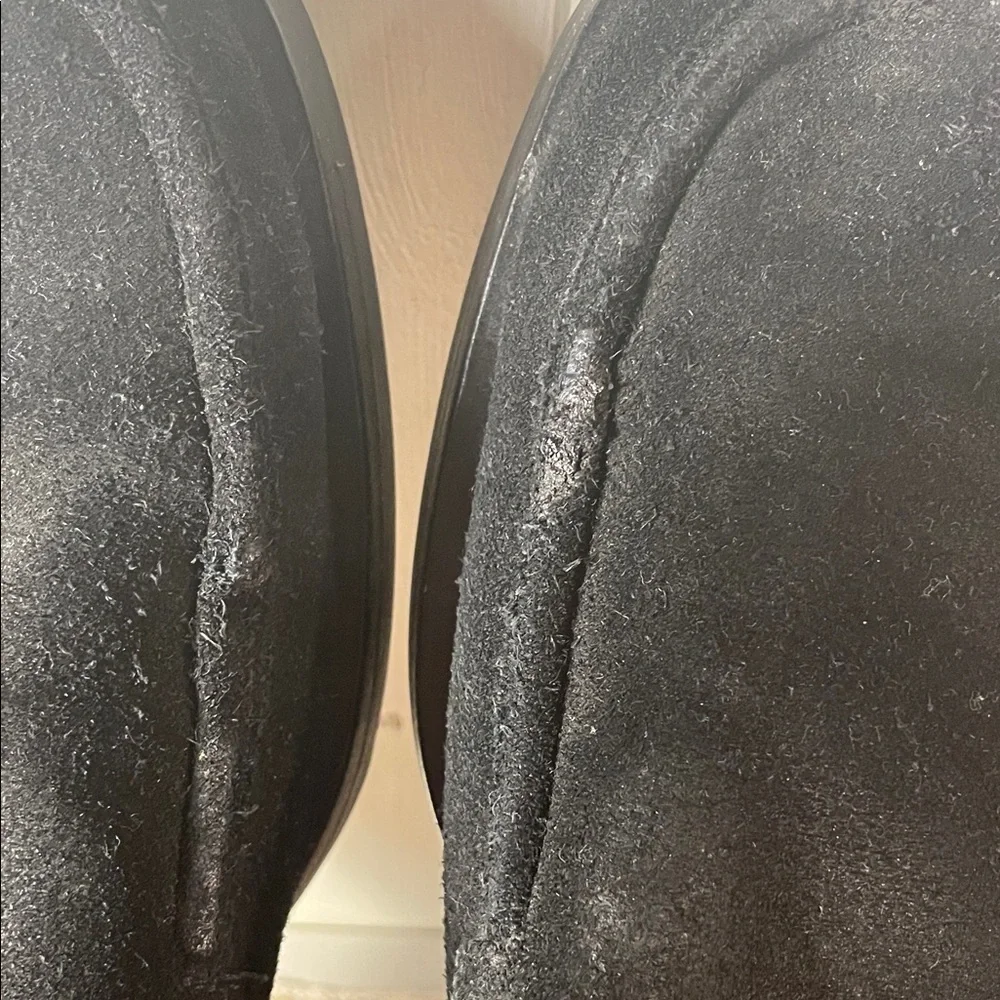 Gucci Men's Classic Black Suede Leather Clog Style Loafers